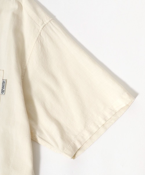 POWER TO THE PEOPLE（パワートゥーザピープル）の「POWER TO THE PEOPLE /パワートゥザピープル クリームソーダ タイガー バック刺繍半袖シャツ（シャツ/ブラウス・メンズ・ブラック/アイボリー/ホワイト系その他/ブラック系その他・LL/L/M）」の18枚目の写真