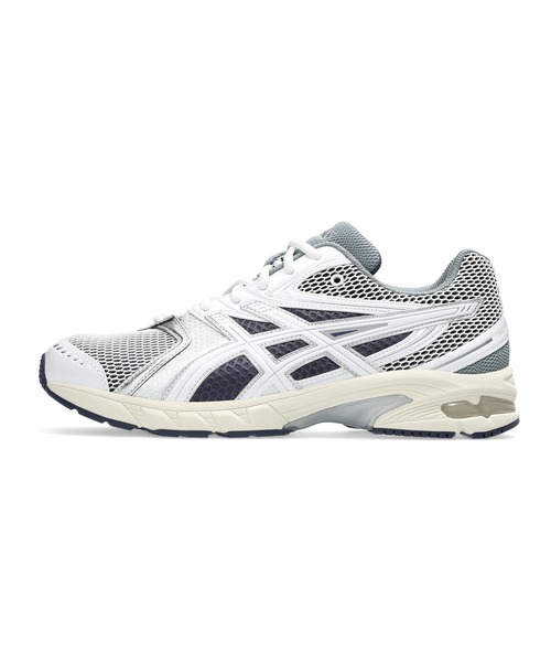 ASICS（アシックス）の「GEL-DS TRAINER 14 / ゲルディーエス トレーナー 14（スニーカー・メンズ・ホワイト×シルバー・23.5/25/27.5/29/26/29.5/24/25.5/28/26.5/24.5/30.5/27/28.5/23）」の4枚目の写真