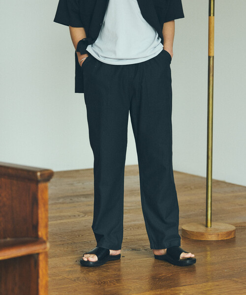 GUNG HO（ガンホー）の「GUNG HO/ガンホー SP GUNGHO FATIGUE PANTS/別注 ファティーグパンツ/デニム/ テーパードパンツ イージーパンツ（その他パンツ・メンズ・ブラック/ベージュ/オリーブ/オフホワイト/チャコールグレー/ブルー/ネイビー・SMALL/MEDIUM/LARGE）」の3枚目の写真