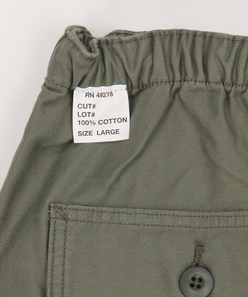 GUNG HO（ガンホー）の「GUNG HO/ガンホー SP GUNGHO FATIGUE PANTS/別注 ファティーグパンツ/デニム/ テーパードパンツ イージーパンツ（その他パンツ・メンズ・ブラック/ベージュ/オリーブ/オフホワイト/チャコールグレー/ブルー/ネイビー・SMALL/MEDIUM/LARGE）」の14枚目の写真