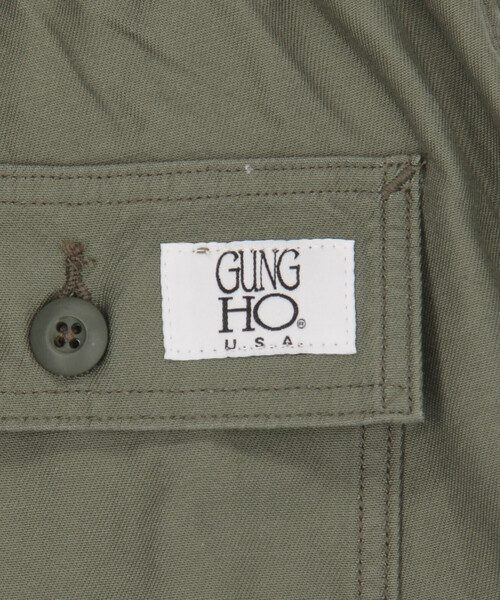 GUNG HO（ガンホー）の「GUNG HO/ガンホー SP GUNGHO FATIGUE PANTS/別注 ファティーグパンツ/デニム/ テーパードパンツ イージーパンツ（その他パンツ・メンズ・ブラック/ベージュ/オリーブ/オフホワイト/チャコールグレー/ブルー/ネイビー・SMALL/MEDIUM/LARGE）」の15枚目の写真