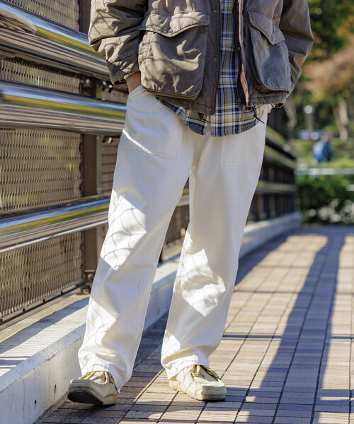 GUNG HO（ガンホー）の「GUNG HO/ガンホー SP GUNGHO FATIGUE PANTS/別注 ファティーグパンツ/デニム/ テーパードパンツ イージーパンツ（その他パンツ・メンズ・ブラック/ベージュ/オリーブ/オフホワイト/チャコールグレー/ブルー/ネイビー・SMALL/MEDIUM/LARGE）」の19枚目の写真