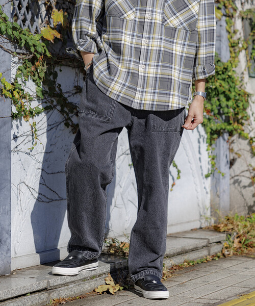 GUNG HO(ガンホー)の「GUNG HO/ガンホー SP GUNGHO FATIGUE PANTS/別注 ファティーグパンツ/デニム/ テーパードパンツ イージーパンツ(その他パンツ・メンズ・ブラック/ベージュ/オリーブ/オフホワイト/チャコールグレー/ブルー/ネイビー/サックスブルー・SMALL/MEDIUM/LARGE)」の19枚目の写真