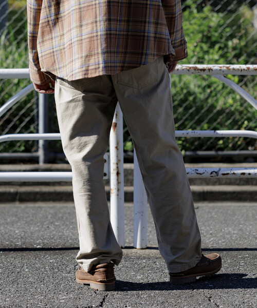 GUNG HO（ガンホー）の「GUNG HO/ガンホー SP GUNGHO FATIGUE PANTS/別注 ファティーグパンツ/デニム/ テーパードパンツ イージーパンツ（その他パンツ・メンズ・ブラック/ベージュ/オリーブ/オフホワイト/チャコールグレー/ブルー/ネイビー/サックスブルー・SMALL/MEDIUM/LARGE）」の10枚目の写真