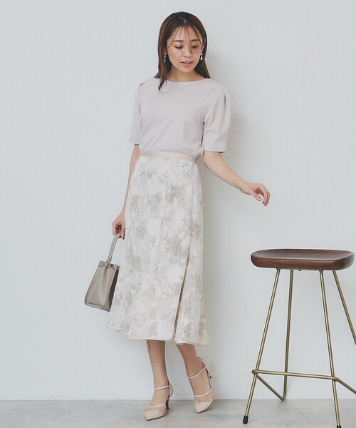新品 タックスリーブカットトップス 白 emmi｜タックスリーブカットトップス | Rakuten Fashion(楽天