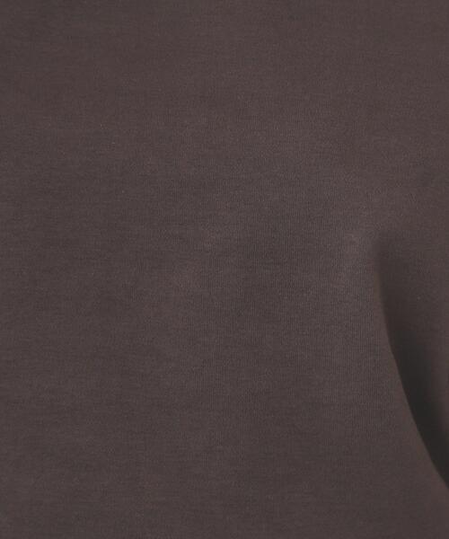 index（インデックス）の「《10色展開/XS-LLサイズ》コットンスムースタックスリーブトップス【UV/接触冷感/洗濯機洗い可】（Tシャツ/カットソー・レディース・サックスブルー/ブラック系7/ブラウン系その他5/オフホワイト/ナチュラル/ホワイト系5/ライトイエロー系/ネイビー/チャコール/ピンク系1・34/36/38/40/42）」の15枚目の写真