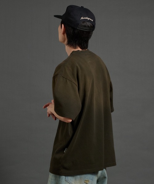 Perushu(ペルーシュ)の「ヴィンテージライクフェードポケットTシャツ(Tシャツ/カットソー・メンズ・ダークグレー/ボルドー/ブラウン/ブラック・MEDIUM/LARGE)」の19枚目の写真