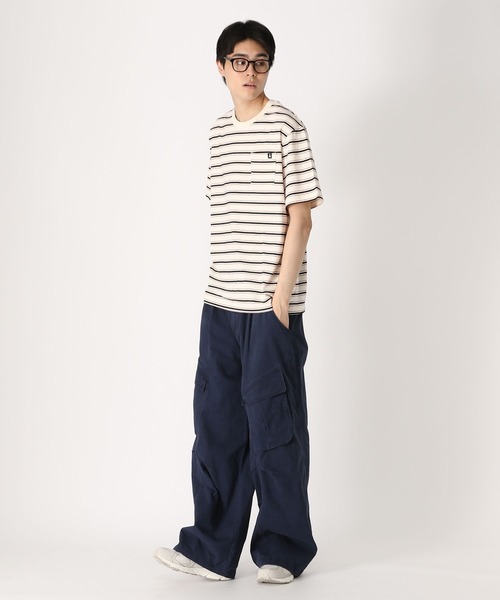 ALAND（エーランド）の「【UNISEX】ALAND／AロゴボーダーT（Tシャツ/カットソー・レディース・アイボリー/グレー/ネイビー・MEDIUM/LARGE）」の17枚目の写真