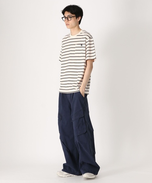 ALAND（エーランド）の「【UNISEX】ALAND／AロゴボーダーT（Tシャツ/カットソー・レディース・アイボリー/グレー/ネイビー・MEDIUM/LARGE）」の18枚目の写真
