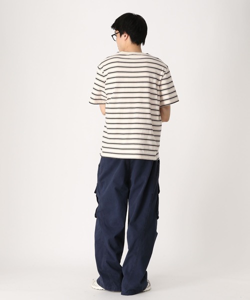 ALAND（エーランド）の「【UNISEX】ALAND／AロゴボーダーT（Tシャツ/カットソー・レディース・アイボリー/グレー/ネイビー・MEDIUM/LARGE）」の19枚目の写真
