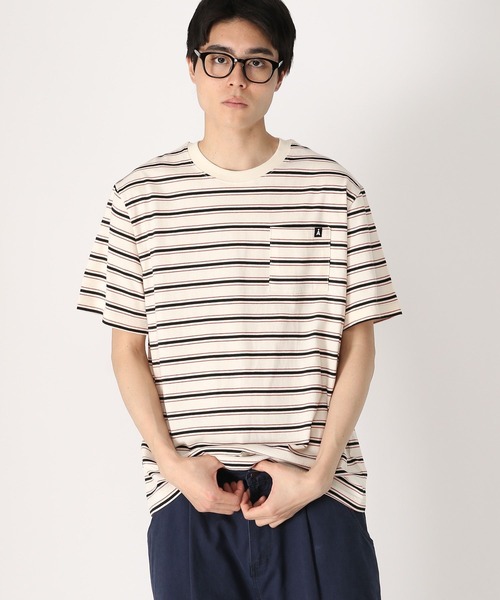 ALAND（エーランド）の「【UNISEX】ALAND／AロゴボーダーT（Tシャツ/カットソー・レディース・アイボリー/グレー/ネイビー・MEDIUM/LARGE）」の20枚目の写真