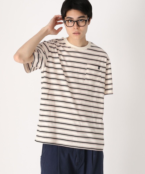 ALAND（エーランド）の「【UNISEX】ALAND／AロゴボーダーT（Tシャツ/カットソー・レディース・アイボリー/グレー/ネイビー・MEDIUM/LARGE）」の21枚目の写真