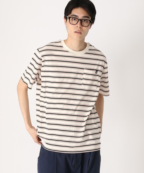 ALAND（エーランド）の「【UNISEX】ALAND／AロゴボーダーT（Tシャツ/カットソー・レディース・アイボリー/グレー/ネイビー・MEDIUM/LARGE）」の22枚目の写真