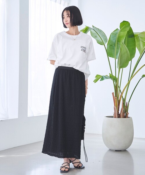 coen(コーエン)の「SunnySports(サニースポーツ)別注ハートモチーフプリントTシャツ(Tシャツ/カットソー・レディース・ナチュラル/ダークグレー/オレンジ/オフホワイト・M/L)」の8枚目の写真