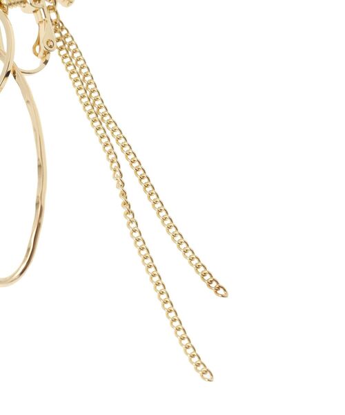 AMERICAN HOLIC（アメリカンホリック）の「ダブルリングチェーンイヤリング（イヤリング・レディース・ゴールド/シルバー・FREE）」の6枚目の写真