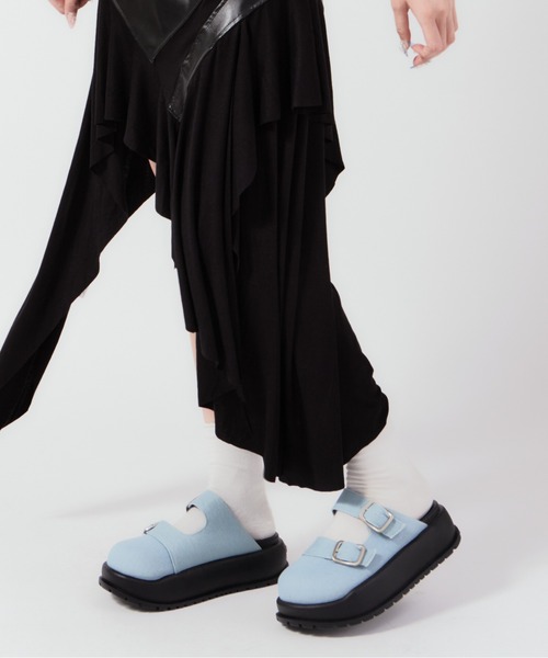 セール】Thick-soled leather sandals / 厚底サンダル（サンダル