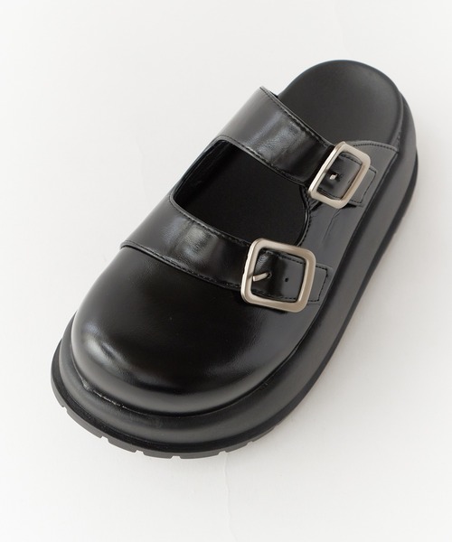 セール】Thick-soled leather sandals / 厚底サンダル（サンダル