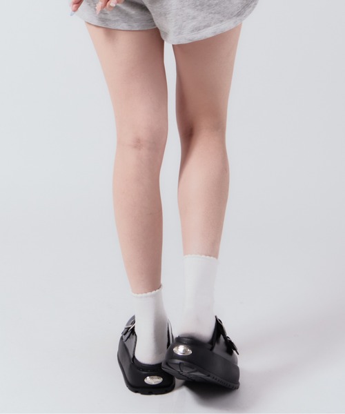 Chick（チック）の「Thick-soled leather sandals / 厚底サンダル（サンダル・レディース・ブラック/ブルー・24.5/23.5）」の17枚目の写真