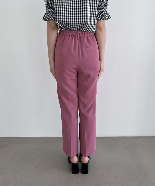 MISCH MASCH（ミッシュマッシュ）の「ハイウエストスラックスパンツ（スラックス・レディース・アイボリー/ピンク/ブラック・マルチサイズ）」の18枚目の写真