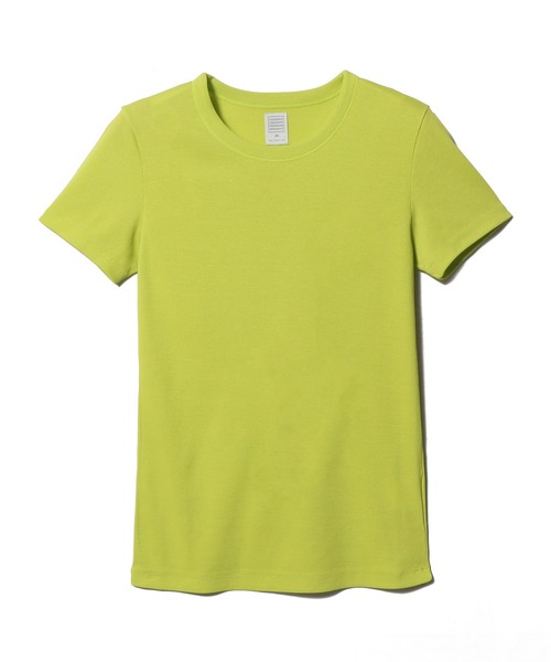 GOOD PEOPLE GOOD STITCHING GOOD PRODUCT（グッドピープルグッドスティッチンググッドプロダクト）の「GOOD PEOPLE GOOD STITCHING GOOD PRODUCT for ESTNATION / テレコTシャツ（Tシャツ/カットソー・レディース・ブラック/グレー系その他/ライトグリーン・FREE）」の3枚目の写真