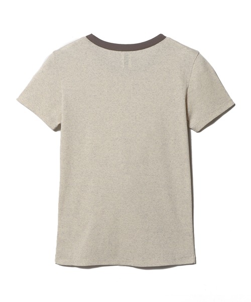 GOOD PEOPLE GOOD STITCHING GOOD PRODUCT（グッドピープルグッドスティッチンググッドプロダクト）の「GOOD PEOPLE GOOD STITCHING GOOD PRODUCT for ESTNATION / テレコTシャツ（Tシャツ/カットソー・レディース・ブラック/グレー系その他/ライトグリーン・FREE）」の4枚目の写真