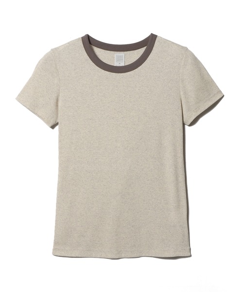 GOOD PEOPLE GOOD STITCHING GOOD PRODUCT（グッドピープルグッドスティッチンググッドプロダクト）の「GOOD PEOPLE GOOD STITCHING GOOD PRODUCT for ESTNATION / テレコTシャツ（Tシャツ/カットソー・レディース・ブラック/グレー系その他/ライトグリーン・FREE）」の7枚目の写真