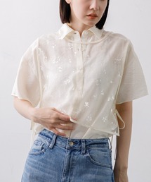 【新品】AMERICAN RAG CIE ホワイト長袖シャツ 日本製 ブラウス AMERICAN RAG CIE｜アメリカンラグシーのシャツ/ブラウス