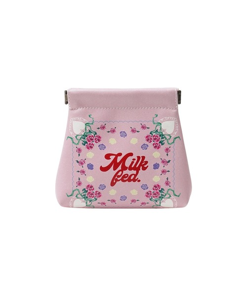 MILKFED.（ミルクフェド）の「FLOWER PATTERN SPRING POUCH（ポーチ・レディース・オフホワイト/ライトピンク/ライトブルー・ONE SIZE）」の3枚目の写真