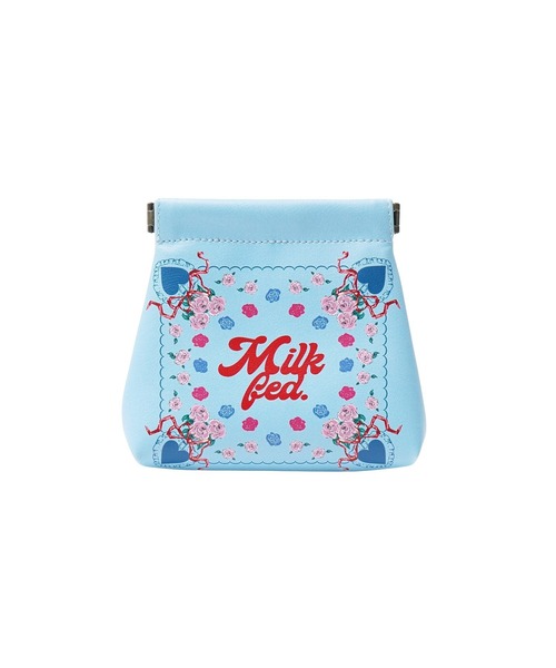 MILKFED.（ミルクフェド）の「FLOWER PATTERN SPRING POUCH（ポーチ・レディース・オフホワイト/ライトピンク/ライトブルー・ONE SIZE）」の9枚目の写真
