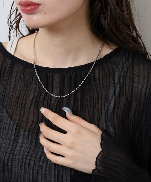☆韓国の人気☆【OSTKAKA】☆Femina Ball Chain Necklac.e☆ 75524800b_29_d_500.jpg