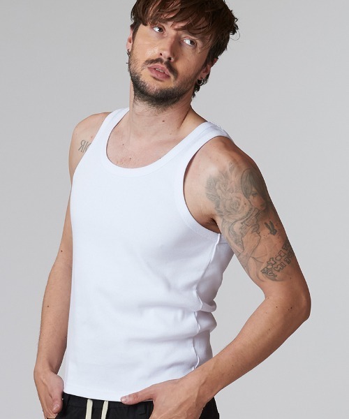 NO ID.（ノーアイディ）の「mta571-ﾌﾗｲｽﾀﾝｸﾄｯﾌﾟ（タンクトップ・メンズ・グレー/ブラック/ホワイト・2/1）」の19枚目の写真
