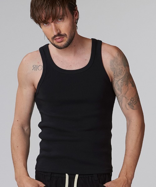 NO ID.（ノーアイディ）の「mta571-ﾌﾗｲｽﾀﾝｸﾄｯﾌﾟ（タンクトップ・メンズ・グレー/ブラック/ホワイト・2/1）」の13枚目の写真