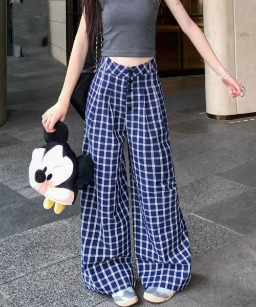 REBALANCE（リバランス）の「チェックワイドパンツ（その他パンツ・レディース・A・X-LARGE/LARGE/MEDIUM）」の20枚目の写真