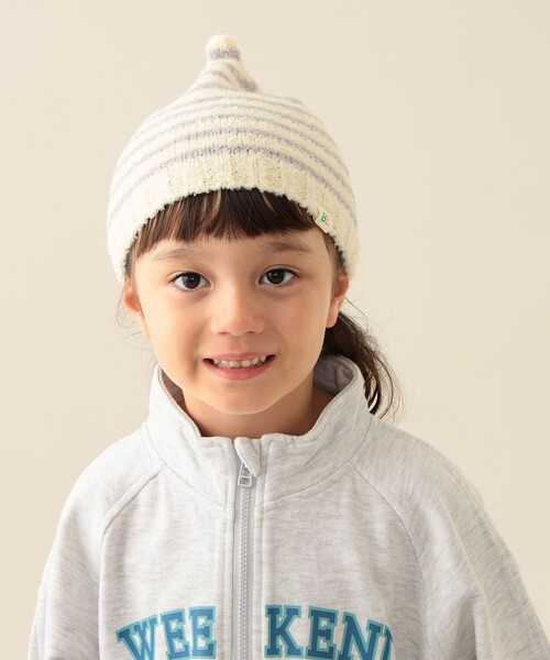 BEAMS mini（ビームスミニ）の「マシュマロ ビーニー 2025FW（ニットキャップ/ビーニー・キッズ・レッド系その他4/イエロー系その他3/グレー・S(50-52㎝)/M(52-54㎝)）」の11枚目の写真