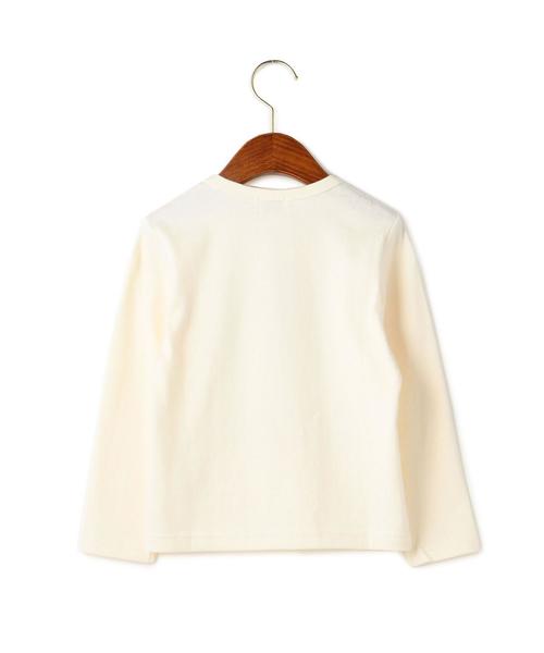 green label relaxing(グリーンレーベルリラクシング)の「【KIDS】メッセージ プルオーバー ロングスリーブ(Tシャツ/カットソー・キッズ・オフホワイト/レッド・105/135/125/115/95)」の9枚目の写真