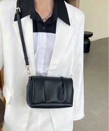 NiiNa | 【 NiiNa / ニーナ 】【高品質牛革】特殊シワ加工 ワンハンドルスクエアバッグ(ショルダーバッグ)