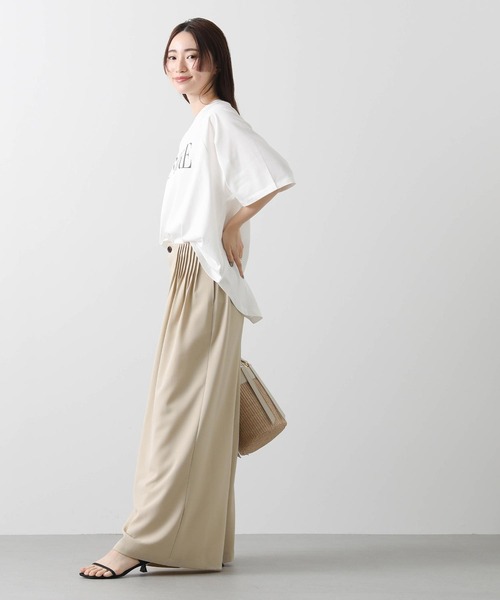 Gready Brilliant(グレディブリリアン)の「ピンタックワイドパンツ(その他パンツ・レディース・ブラック/ベージュ・38)」の11枚目の写真