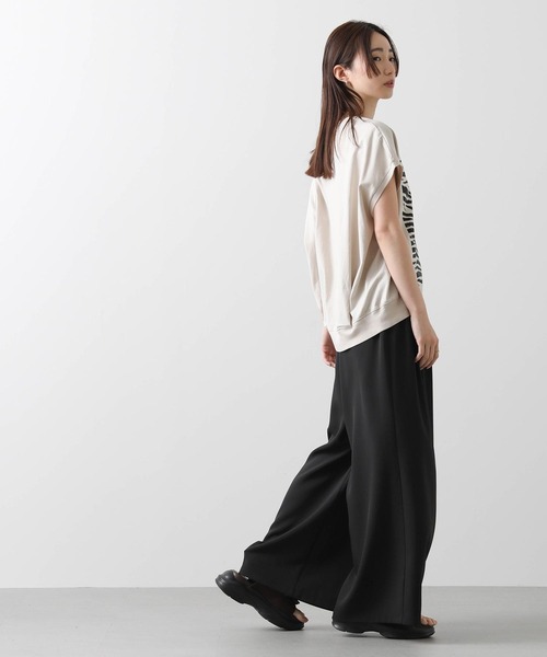 Gready Brilliant(グレディブリリアン)の「ピンタックワイドパンツ(その他パンツ・レディース・ブラック/ベージュ・38)」の5枚目の写真