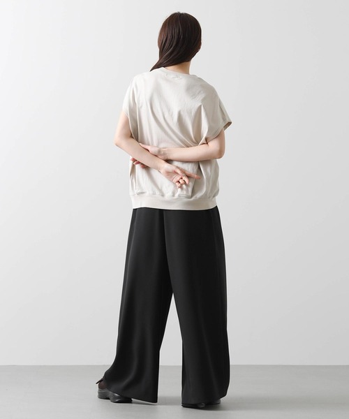 Gready Brilliant(グレディブリリアン)の「ピンタックワイドパンツ(その他パンツ・レディース・ブラック/ベージュ・38)」の6枚目の写真