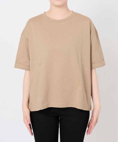 JOURNAL STANDARD（ジャーナルスタンダード）の「《追加2》汗ジミ防止天竺ビッグT（Tシャツ/カットソー・レディース・ブラック系その他/ベージュ/チャコールグレー/ホワイト・FREE）」の17枚目の写真