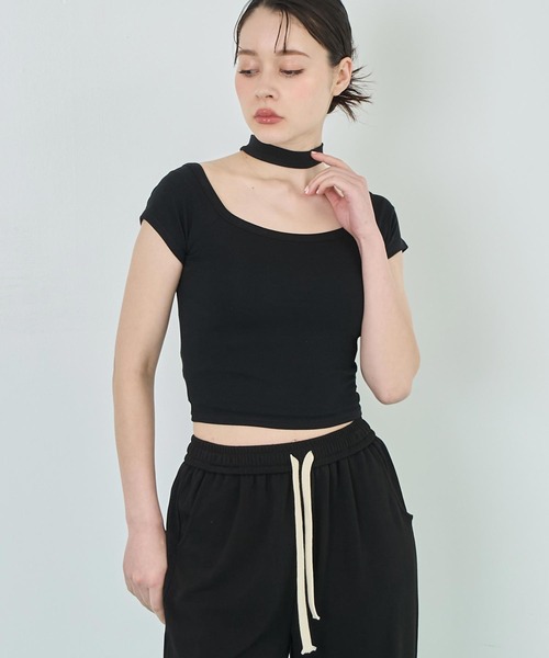 ANAP（アナップ）の「チョーカー風トップス（Tシャツ/カットソー