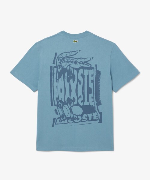 LACOSTE(ラコステ)の「ステンシルバックプリントTシャツ(Tシャツ/カットソー・メンズ・オフホワイト/ダークブルー・2/4/3/5)」の13枚目の写真