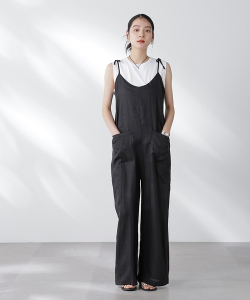 RITA ROW(リタロウ)の「RITA ROW/BEAM JUMPSUIT(つなぎ/オールインワン・レディース・ブラック・S)」の13枚目の写真