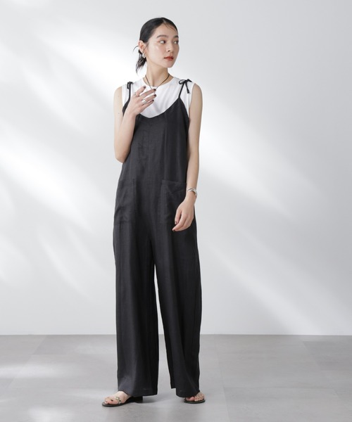 RITA ROW(リタロウ)の「RITA ROW/BEAM JUMPSUIT(つなぎ/オールインワン・レディース・ブラック・S)」の15枚目の写真