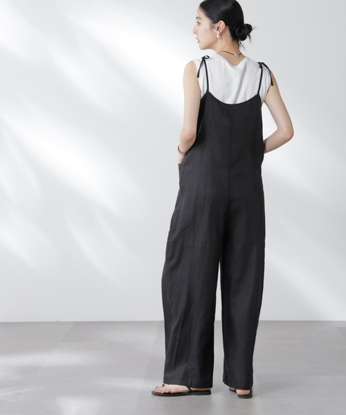 RITA ROW(リタロウ)の「RITA ROW/BEAM JUMPSUIT(つなぎ/オールインワン・レディース・ブラック・S)」の3枚目の写真