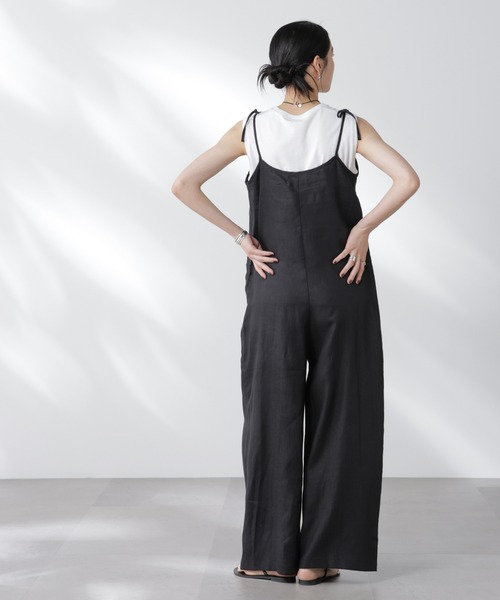 RITA ROW(リタロウ)の「RITA ROW/BEAM JUMPSUIT(つなぎ/オールインワン・レディース・ブラック・S)」の4枚目の写真