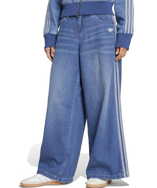 【日本未発売】adidas DENIM CARGO ジーンズ ワイドパンツ 大人気 ☆adidas☆ DENIM CARGO ジーンズ ワイドパンツ 2色