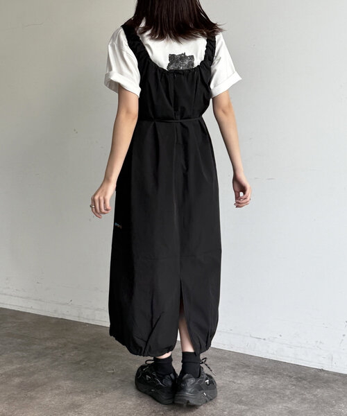 CPCM（シーピーシーエム）の「【フェス2点セット】ストレッチナイロンパッカブルワンピース（ワンピース・レディース・アイボリー/ブラック/チャコールグレー・FREE）」の15枚目の写真