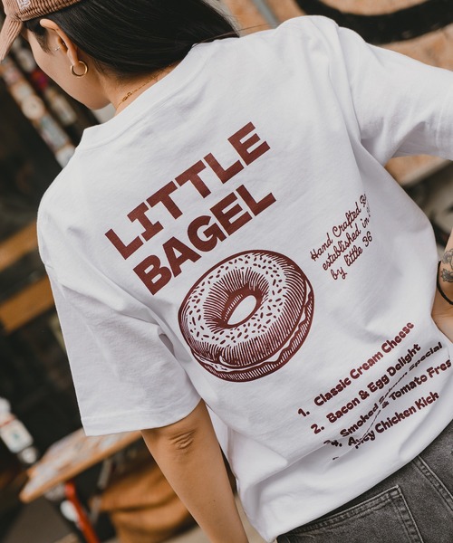 CORPUS SELECT(コーパストーキョー)の「【LITTLE36/リトル36】Graphic Design Tee / グラフィックデザイン半袖Tシャツ(Tシャツ/カットソー・メンズ・グレー系その他/ブラック/ホワイト系その他2/ホワイト/ホワイト系その他/ホワイト系その他3/アクア/ブラウン/ダークグレー/ネイビー・M/L/XL)」の4枚目の写真