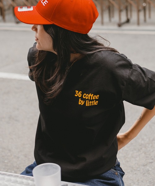 CORPUS SELECT(コーパストーキョー)の「【LITTLE36/リトル36】Graphic Design Tee / グラフィックデザイン半袖Tシャツ(Tシャツ/カットソー・メンズ・グレー系その他/ブラック/ホワイト系その他2/ホワイト/ホワイト系その他/ホワイト系その他3/アクア/ブラウン/ダークグレー/ネイビー・M/L/XL)」の5枚目の写真